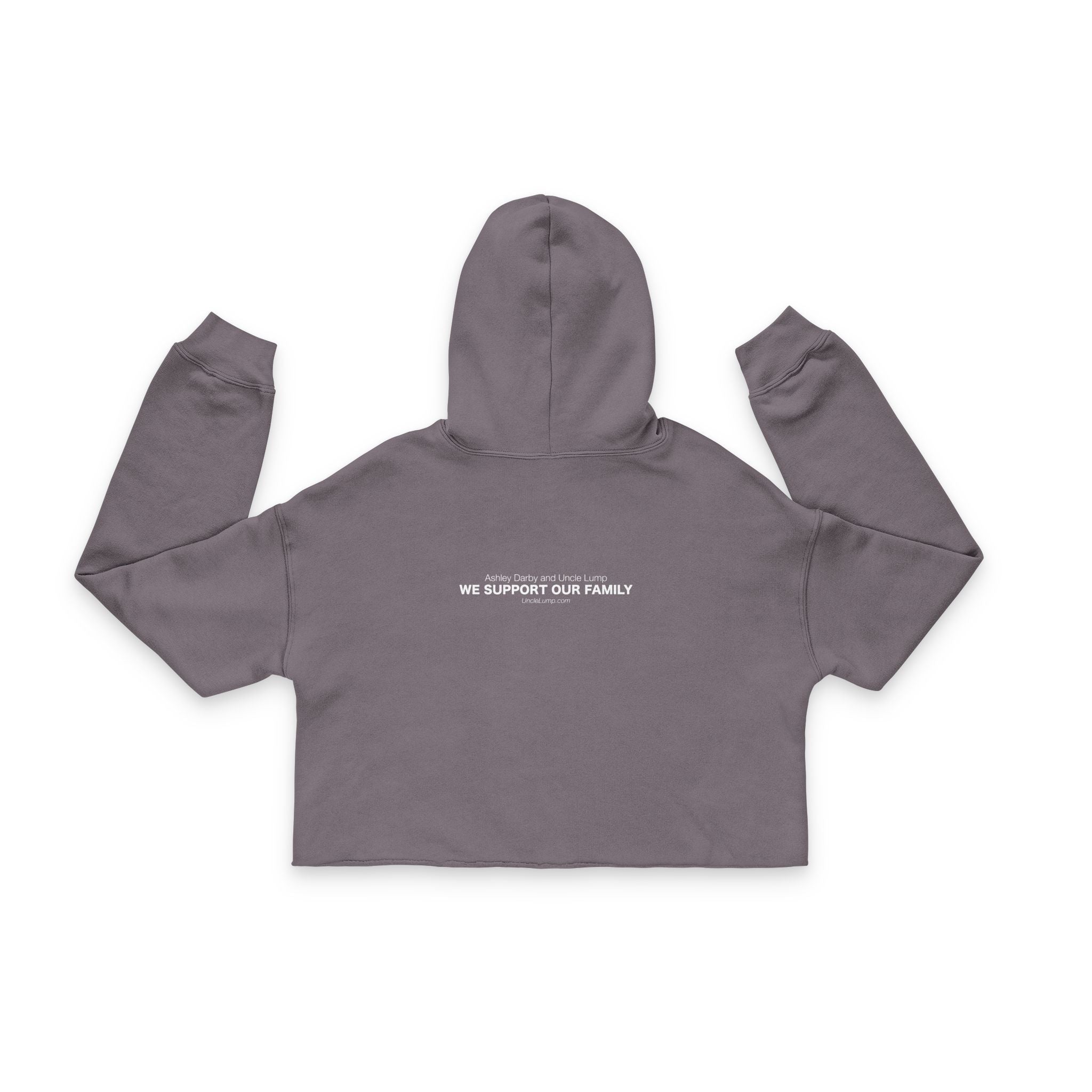 Tough Love Cropped Hoodie (Black, Grey  & Storm)
