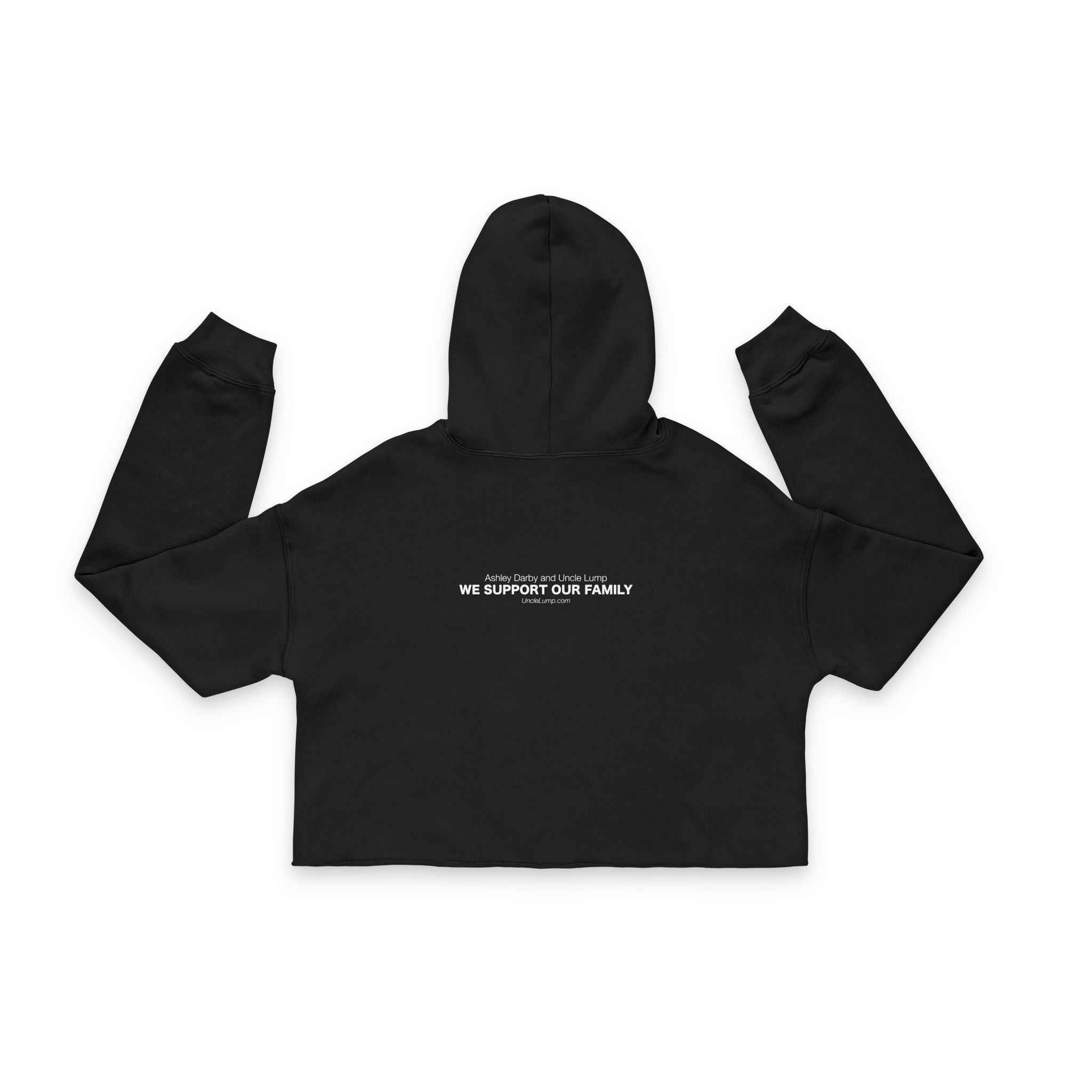 Tough Love Cropped Hoodie (Black, Grey  & Storm)